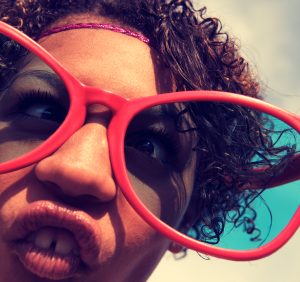 Funny face character