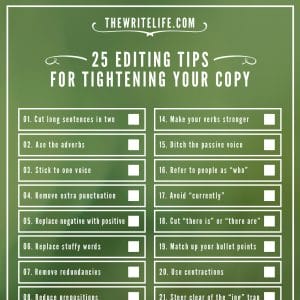 Freelance Editing Jobs: 25 Editing Tips Checklist