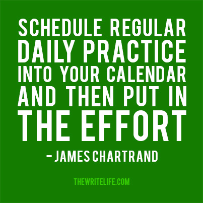 Practice, says James Chartrand