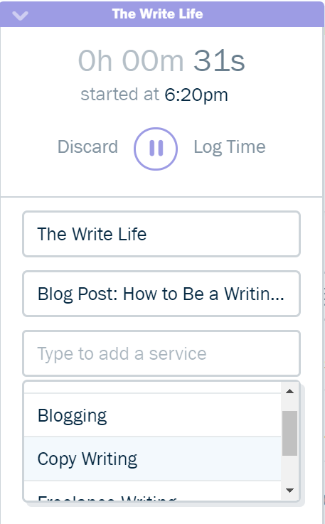 freshbooks for writers