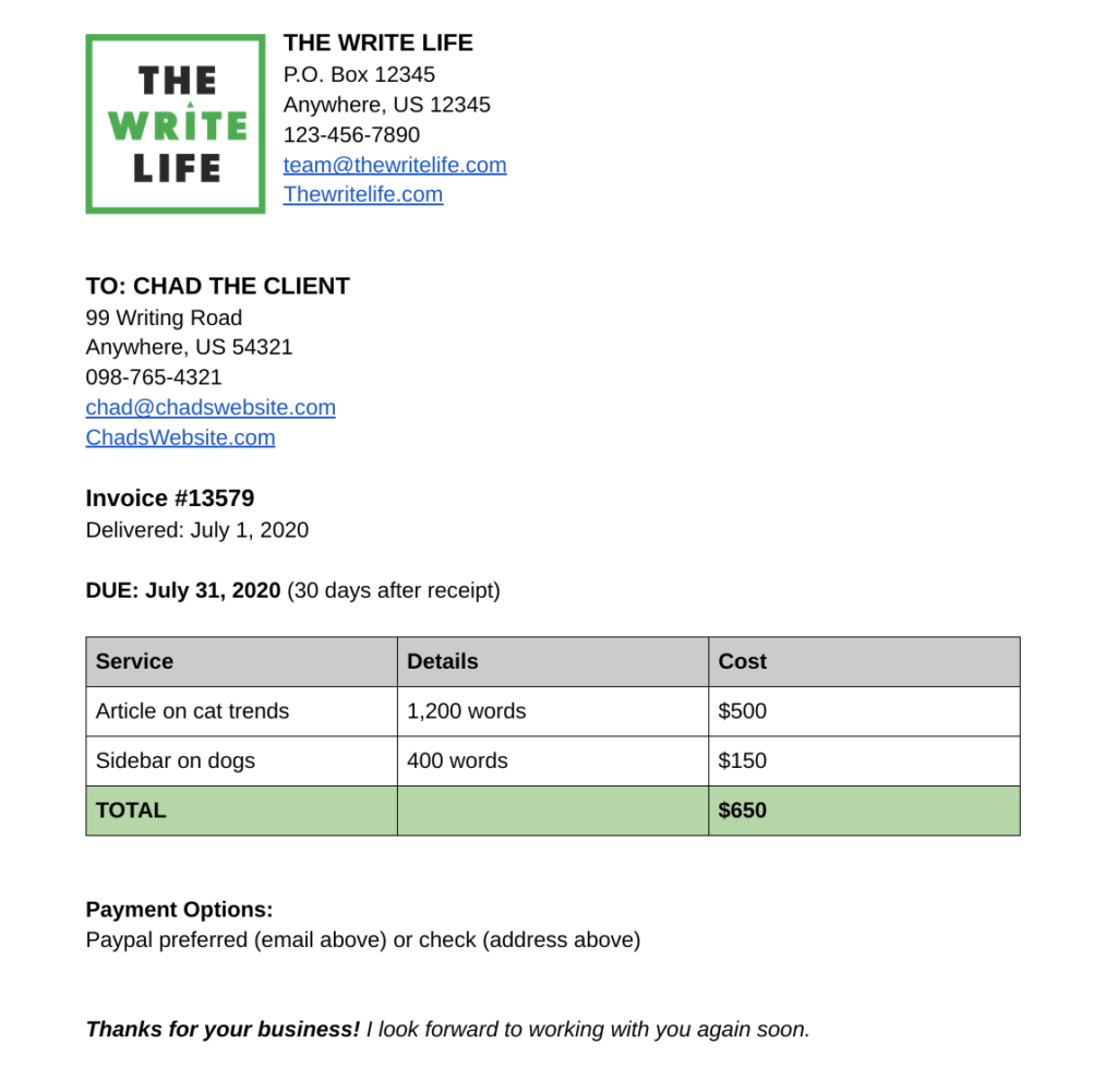 How To Make An Invoice Plus An Invoice Example