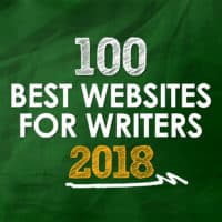 graphic for 100 best websites for writers 2018