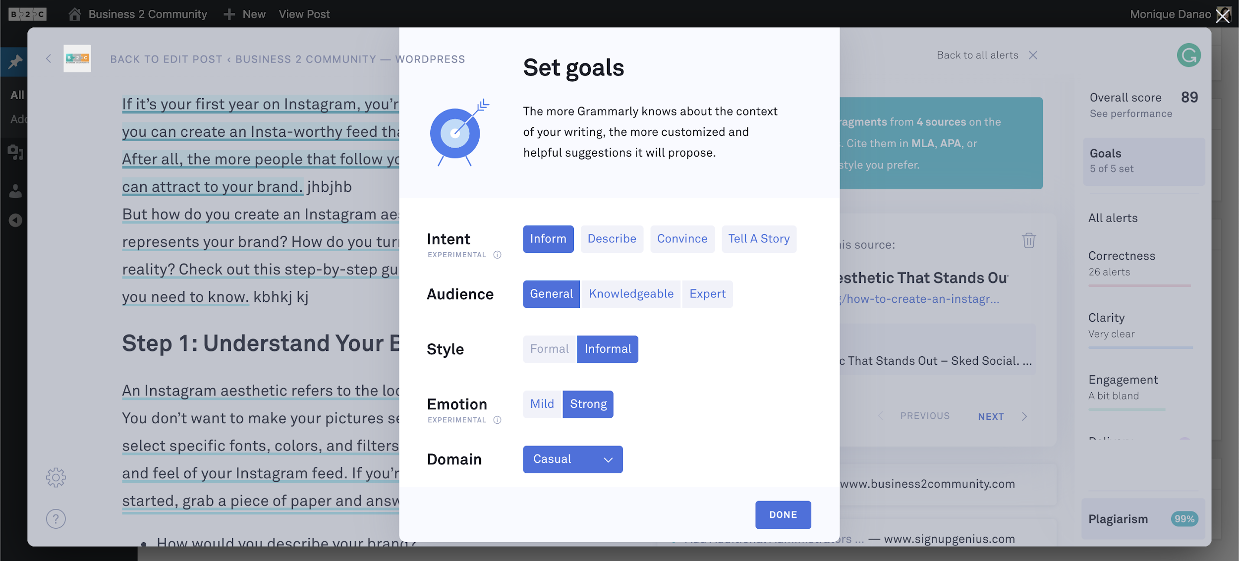 grammarly free browser extension