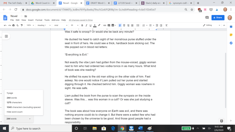 How to See Word Count in Google Docs As You’re Writing