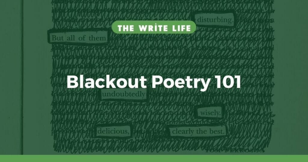 What is Blackout Poetry? How to Use Erasure Verse In Your Art