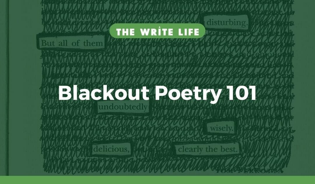 What is Blackout Poetry? How to Use Erasure Verse In Your Art